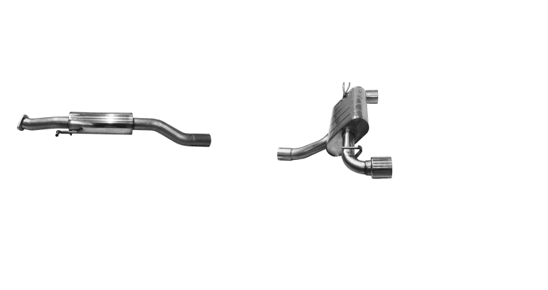 TOYOTA YARIS GR - BASTUCK DUPLEX SPORTAUSPUFF ANLAGE AB OPF – Bastuck