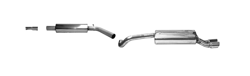 VW POLO WRC - BASTUCK SPORT AUSPUFFANLAGE AB KAT. – Bastuck