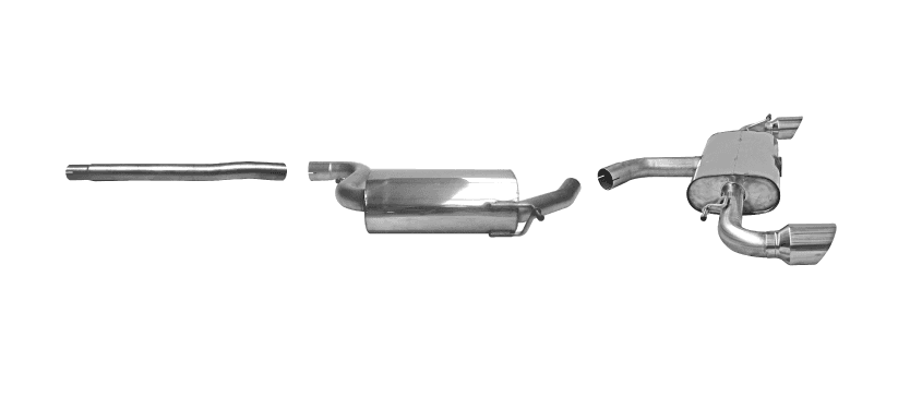 VW SCIROCCO R - BASTUCK DUPLEX SPORTAUSPUFF ANLAGE