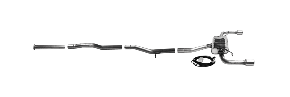 VOLVO S60 - DUPLEX AUSPUFF ANLAGE Ø 70MM (GPS)