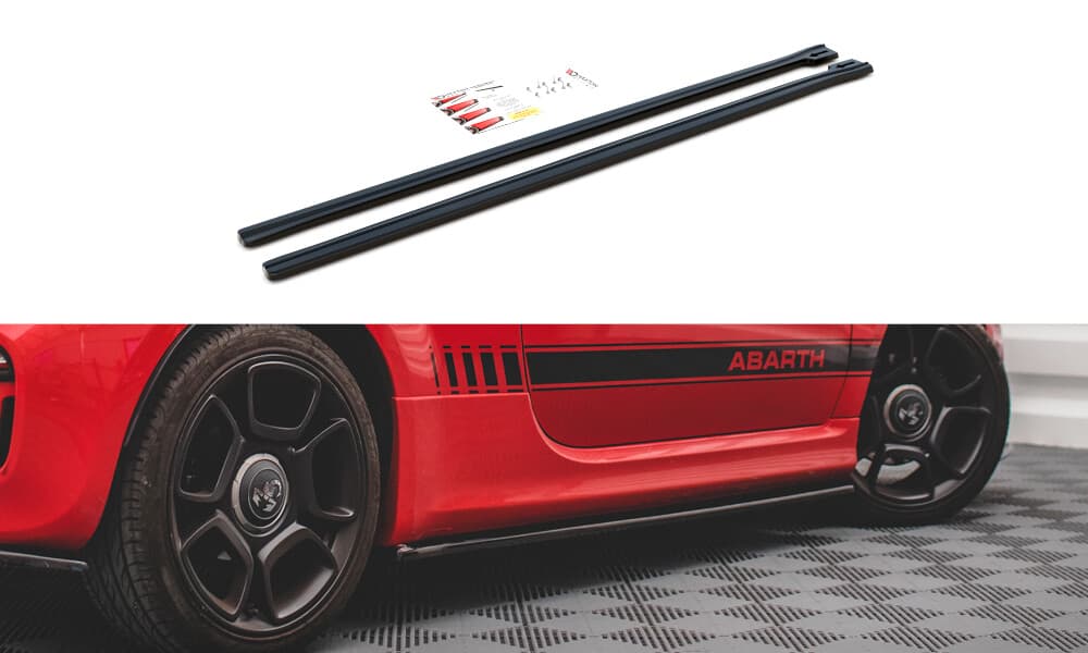 FIAT 500 ABARTH 2016+ - MAXTON DESIGN SEITENSCHWELLER ANSATZ CUP LEISTEN – Maxton Design