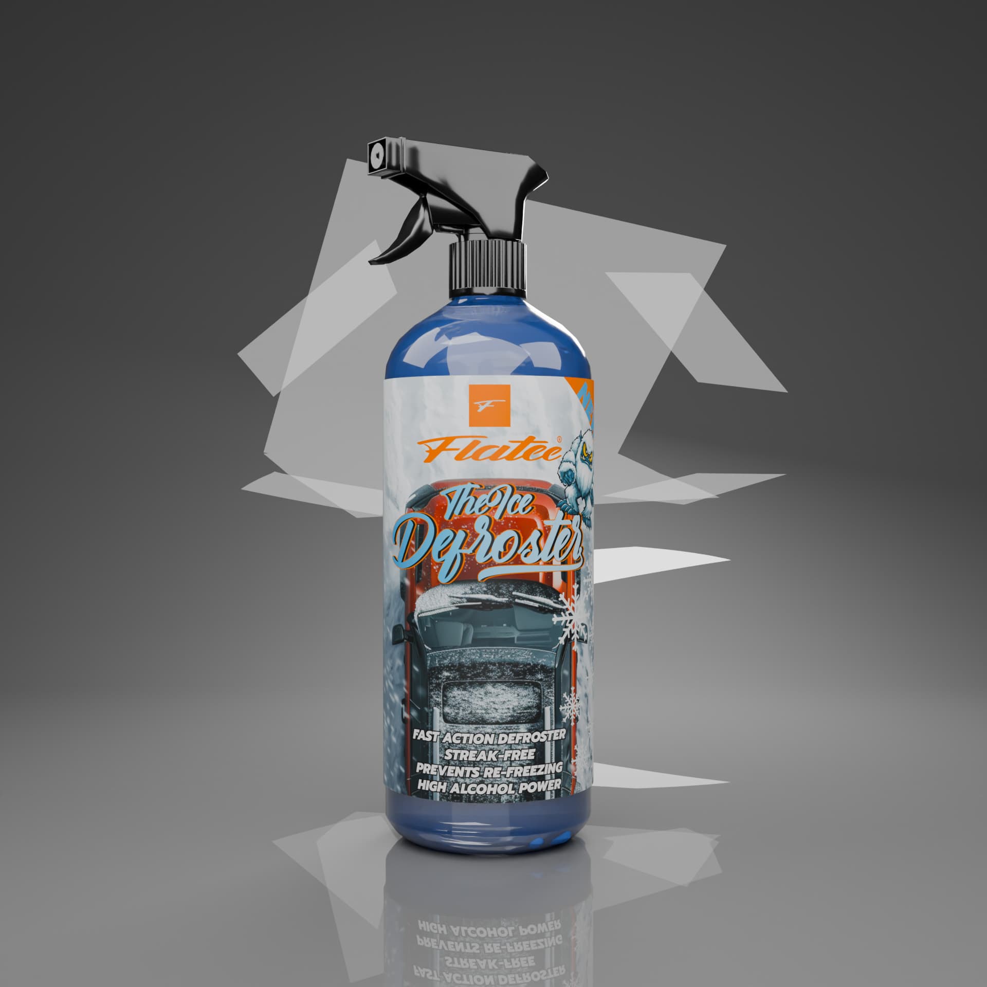 Flatee The Ice Defroster 750ml - Schnell-Enteiser mit Neuvereisungsverzögerer 18007
