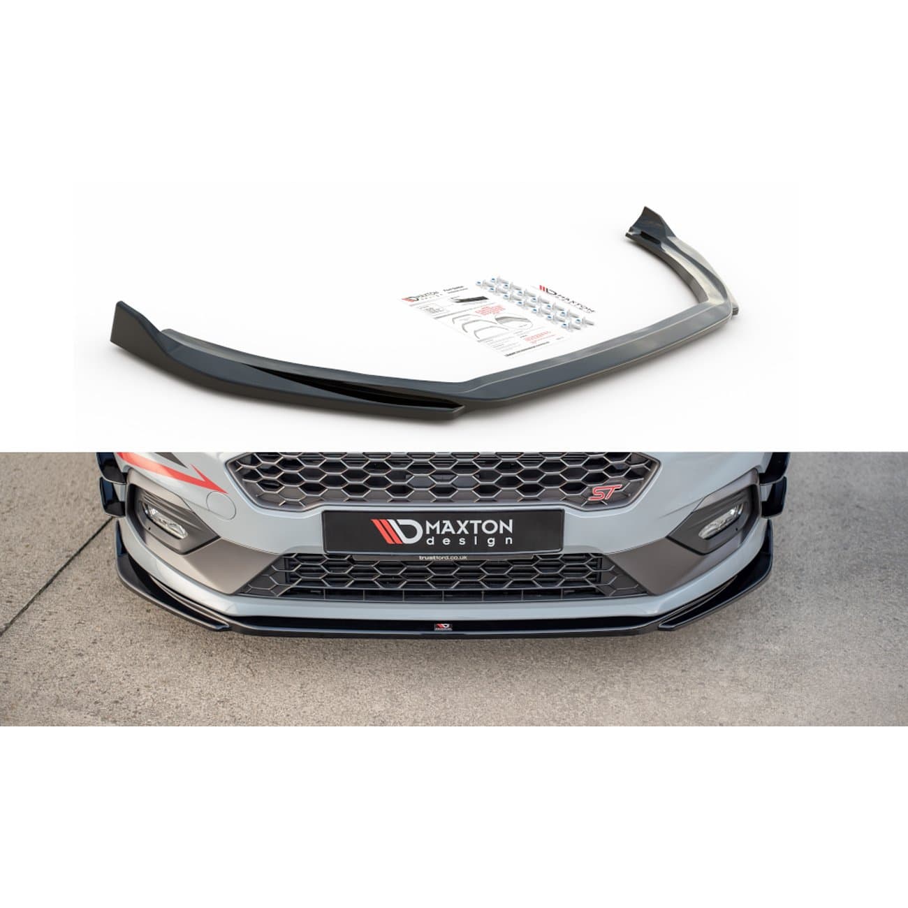 FORD FIESTA ST-LINE - MAXTON DESIGN FRONTSPOILER LIPPE (DTC) – Maxton Design