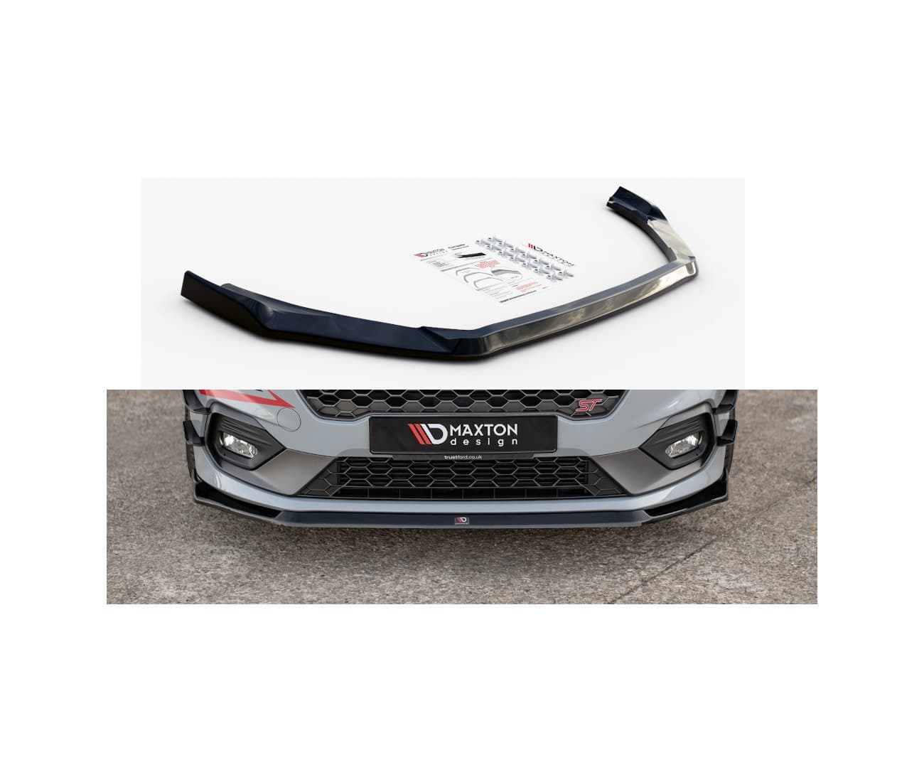 FORD FIESTA ST-LINE - MAXTON DESIGN FRONTSPOILER LIPPE V.5 – Maxton Design