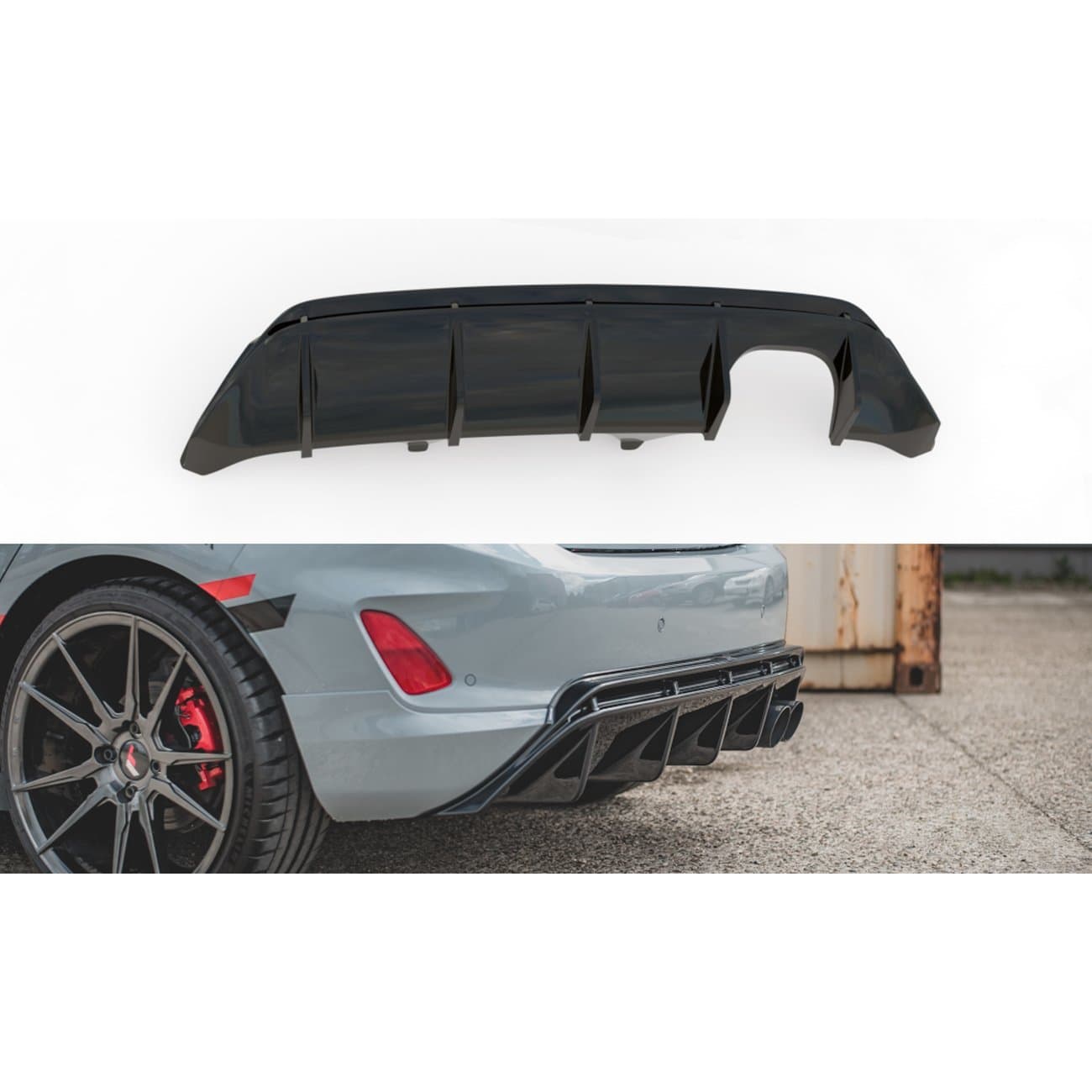 FORD FIESTA ST - MAXTON DESIGN HECKANSATZ DIFFUSOR