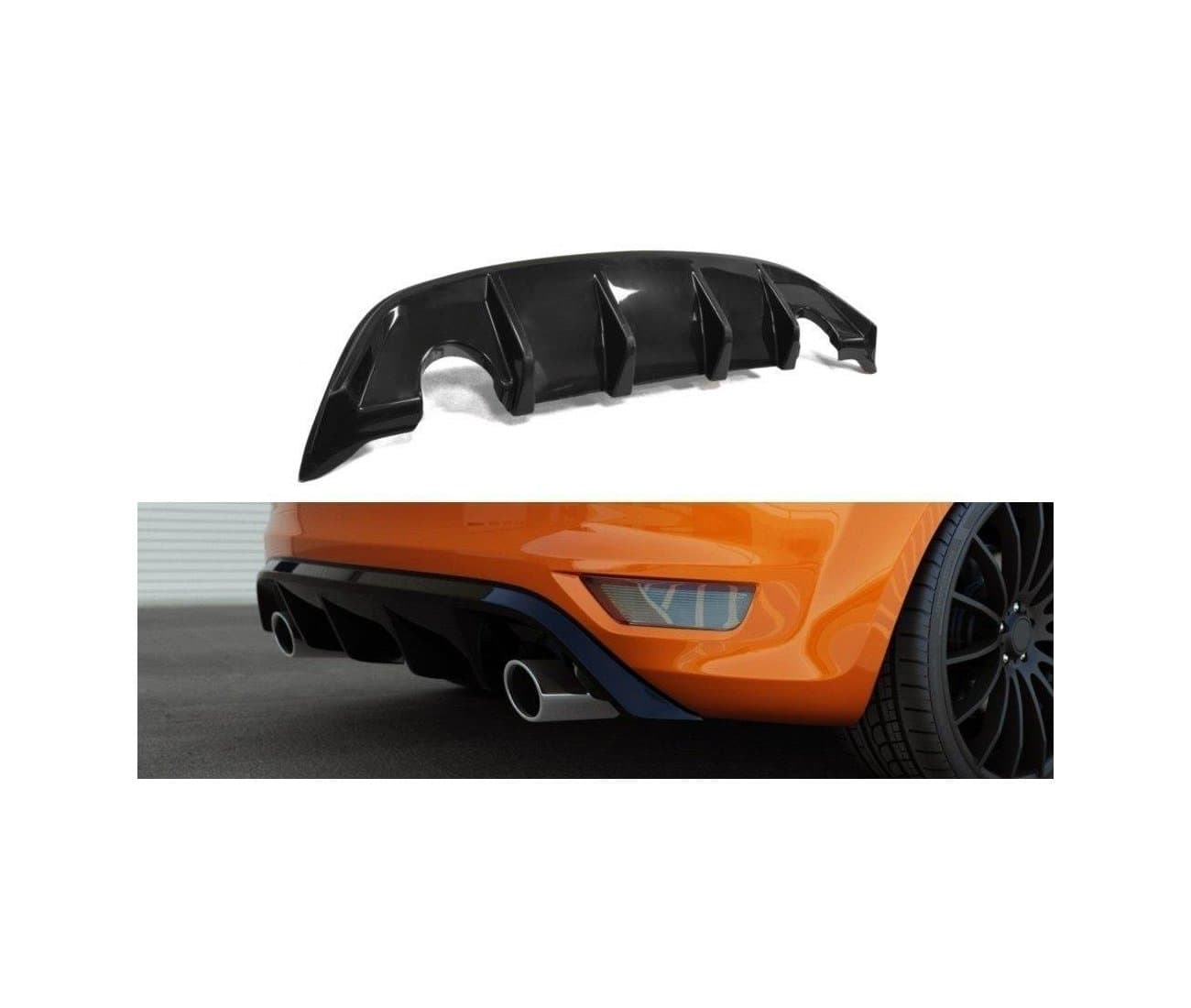 FORD FOCUS ST FACELIFT - MAXTON DESIGN HECK DIFFUSOR