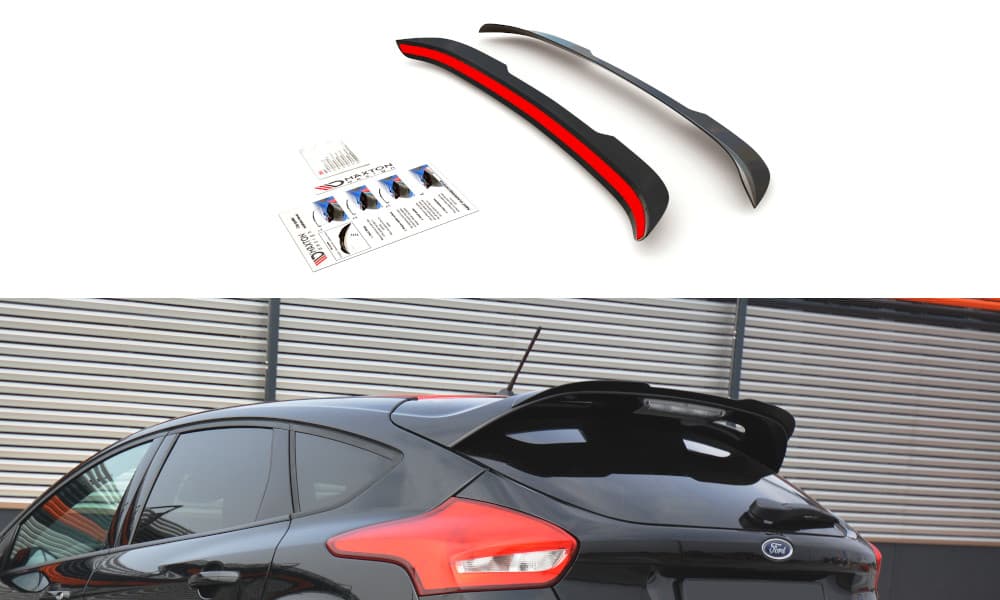 FORD FOCUS ST-LINE - MAXTON DESIGN DACHSPOILER LIPPE ABRISSKANTE – Maxton Design