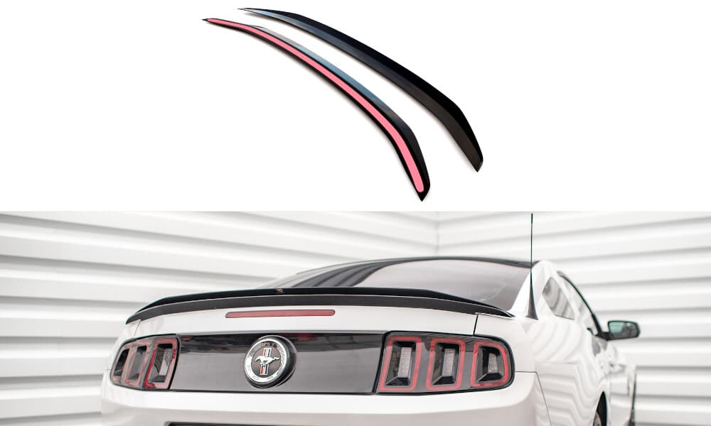 FORD MUSTANG 5 - MAXTON DESIGN HECKLIPPE HECKSPOILER LIPPE (SCHWARZ| – Maxton Design