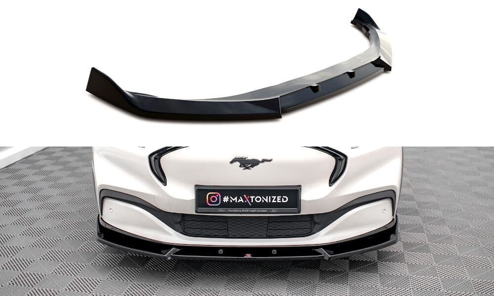 FORD MUSTANG MACH-E - MAXTON DESIGN FRONTSPOILER | FRONTLIPPE V.1 – Maxton Design