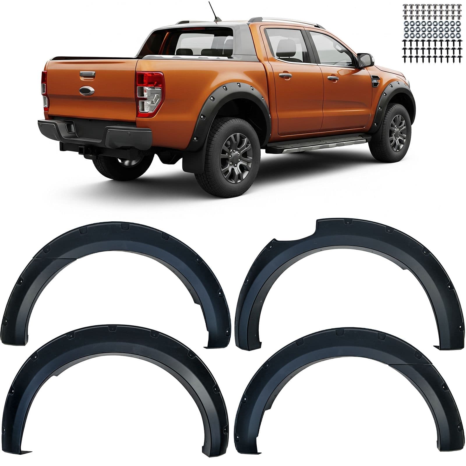 FORD RANGER T7 T8 - 4ER SET RADLAUFVERBREITERUNGEN