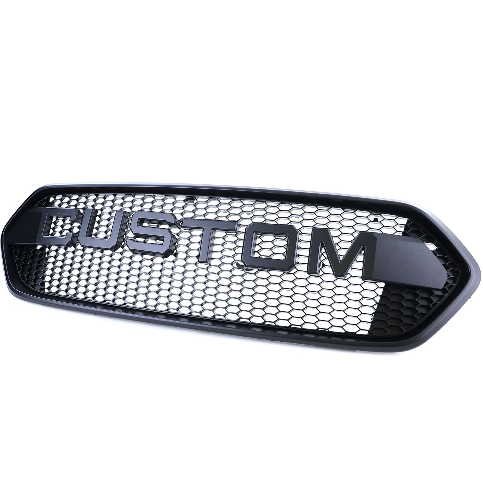 FORD TRANSIT CUSTOM 2017>>2023 - SPORT KÜHLERGRILL SCHWARZ MATT V.2