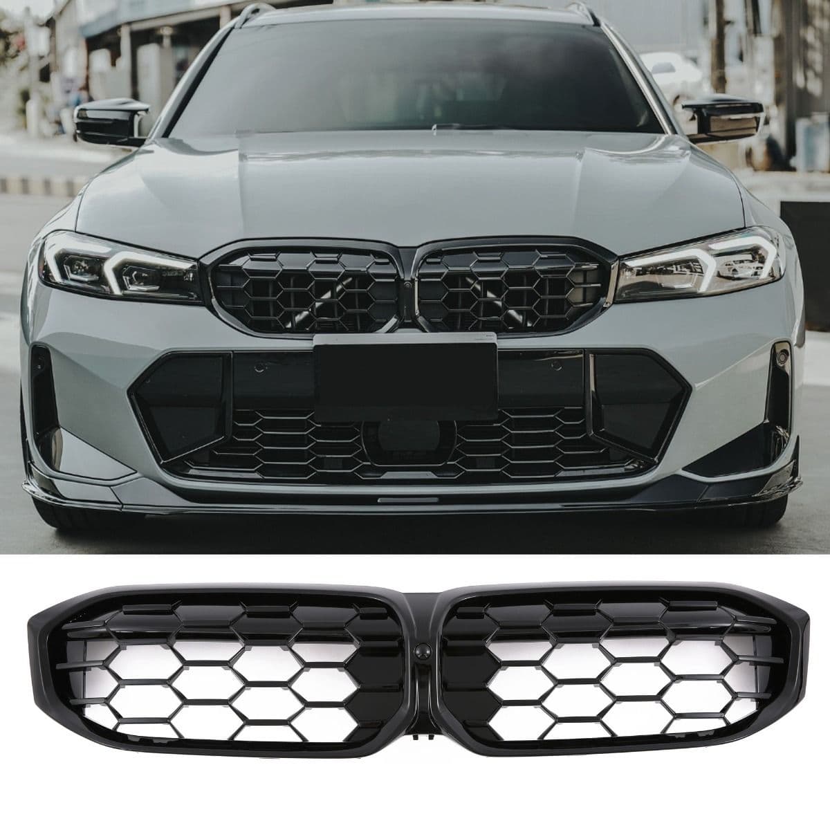 BMW G20 LCI - SPORTGRILL GLANZ M PERFORMANCE OPTIK V.3