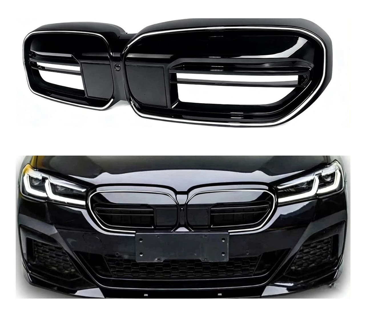 BMW G31 LCI - SPORTGRILL GLANZ & ICONIC GLOW M PERFORMANCE OPTIK V.7