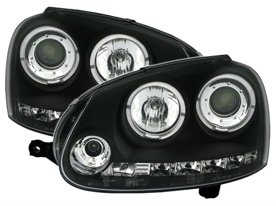 VW JETTA 5 - SCHEINWERFER ANGEL EYES & LED