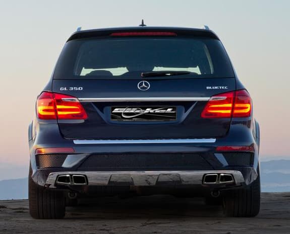 MERCEDES GL - HECKBLENDE MIT SPORTENDROHREN AMG 63 OPTIK