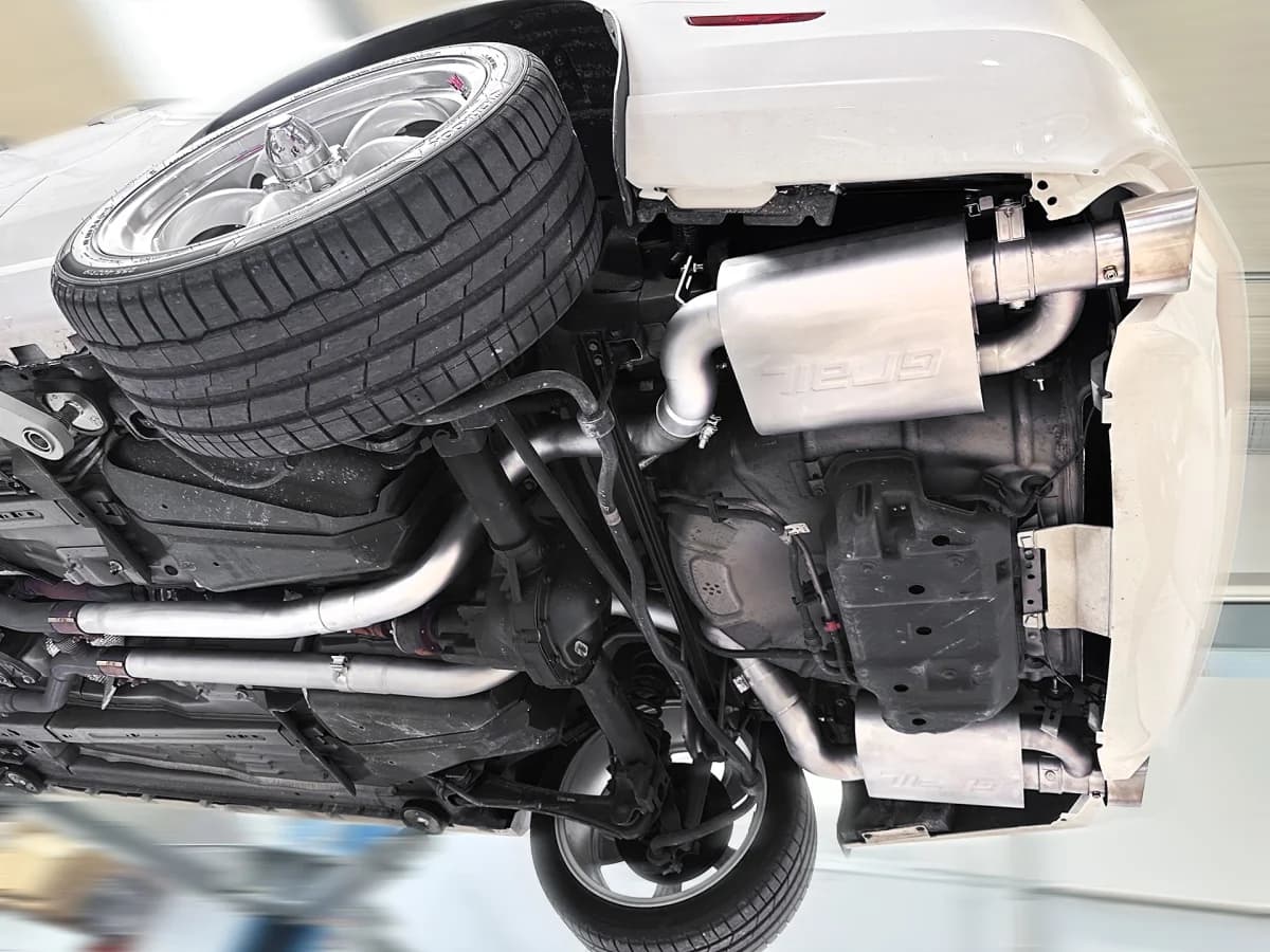 FORD MUSTANG 5.0 V8 - GRAIL DUPLEX AUSPUFF ANLAGE AB KAT