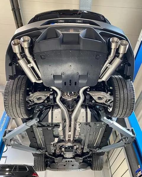 FORD MUSTANG 2.3 EcoBoost - GRAIL DUPLEX AUSPUFF ANLAGE AB KAT