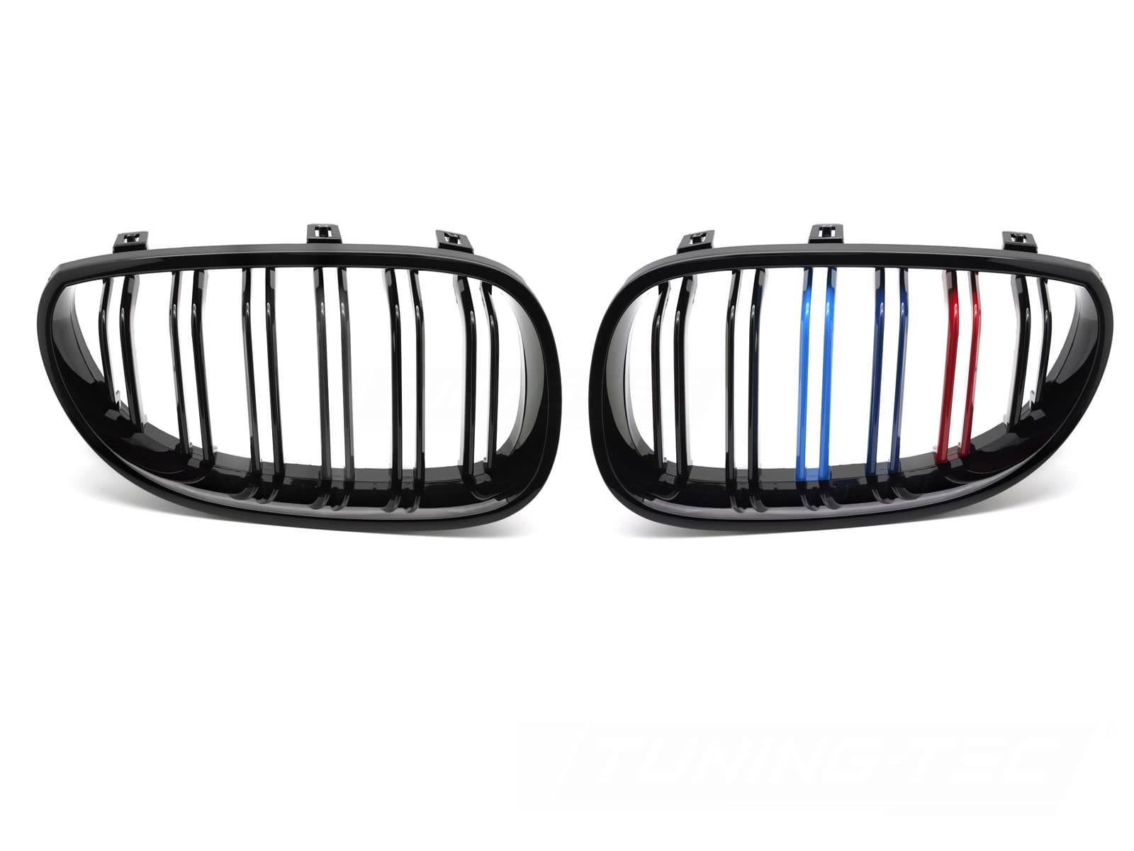 BMW E61 - GLANZ SPORTGRILL TRI-COLOR M PERFORMANCE OPTIK V.8