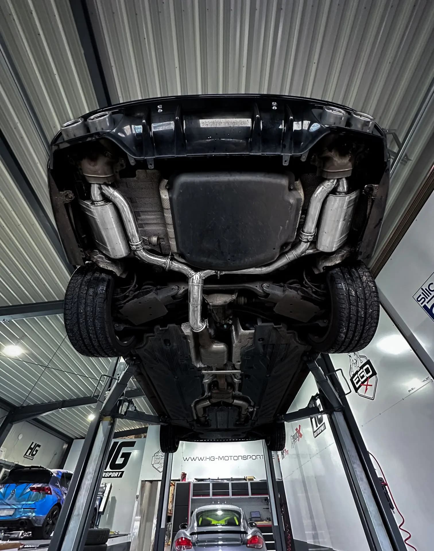 MERCEDES C-KLASSE C43 AMG - EGO-X DUPLEX SPORTAUSPUFF ANLAGE