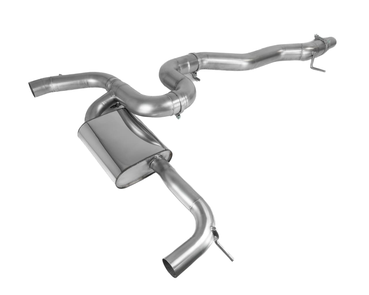 VW GOLF 8 R - EGO-X DUPLEX SPORTAUSPUFF ANLAGE AB OPF Ø 89MM