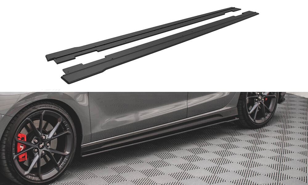 HYUNDAI I30 N FACELIFT - MAXTON DESIGN STREET PRO SEITENSCHWELLER ANSATZ CUP LEISTEN – Maxton Design