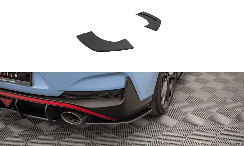 HYUNDAI I30 N FACELIFT - MAXTON DESIGN STREET PRO SIDE DIFFUSOR FLAPS HECKANSATZ – Maxton Design