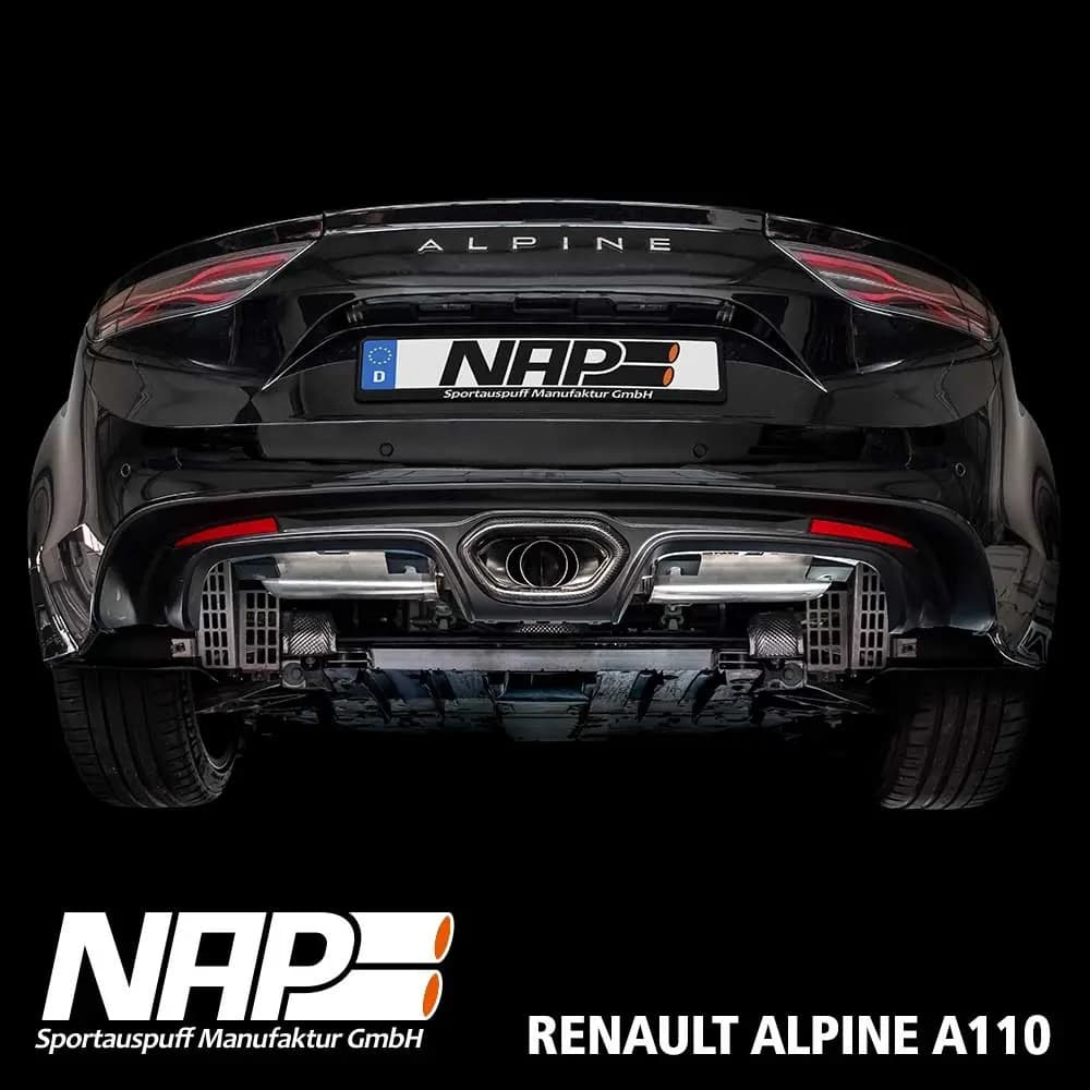 RENAULT ALPINE - NAP SPORTAUSPUFF