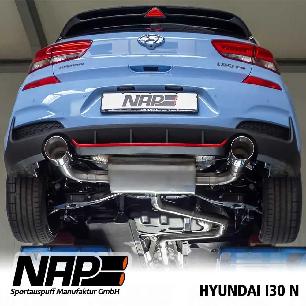HYUNDAI I30 N - NAP DUPLEX SPORTAUSPUFF ANLAGE AB KAT