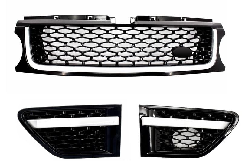 RANGE ROVER SPORT 2010+ - FRONT GRILL KÜHLERGRILL & SIDE VENTS V.1