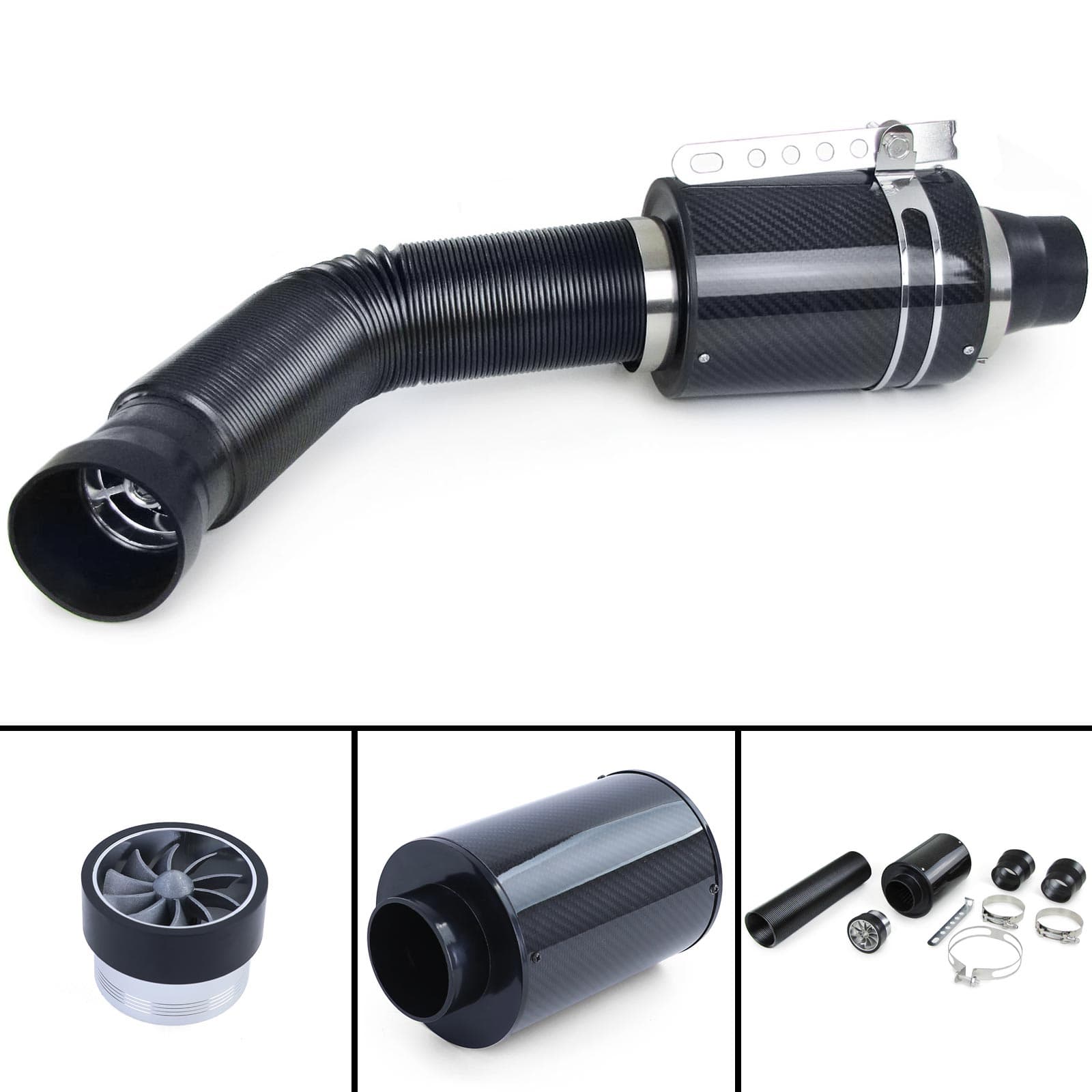 COLD AIR CARBON INTAKE LUFTFILTER ANSAUGSYSTEM V.1