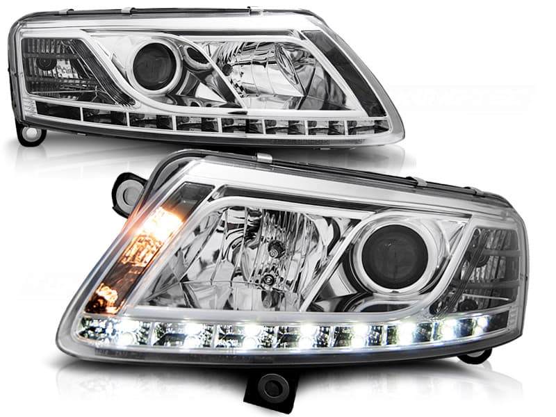 AUDI A6 - LED SCHEINWERFER MIT TFL (CHROM)