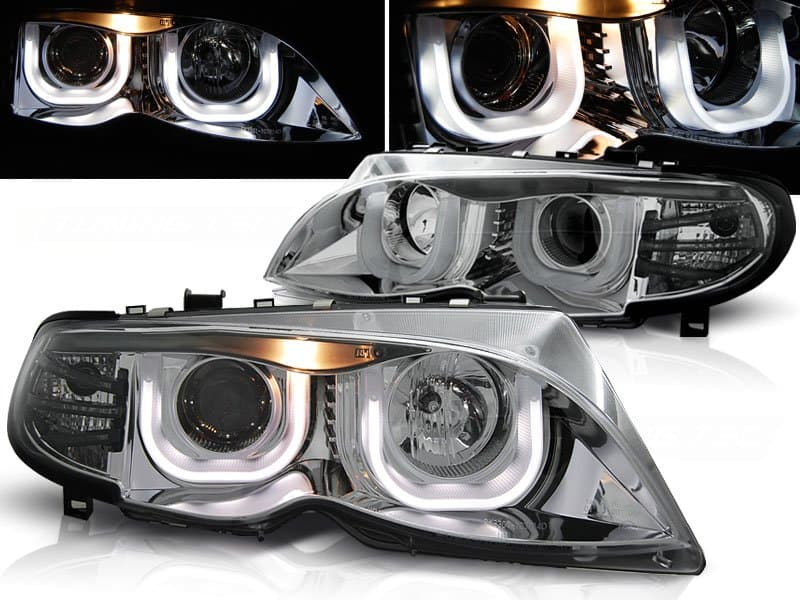 BMW E46 10.2001+ - SCHEINWERFER ANGEL EYES (3D)