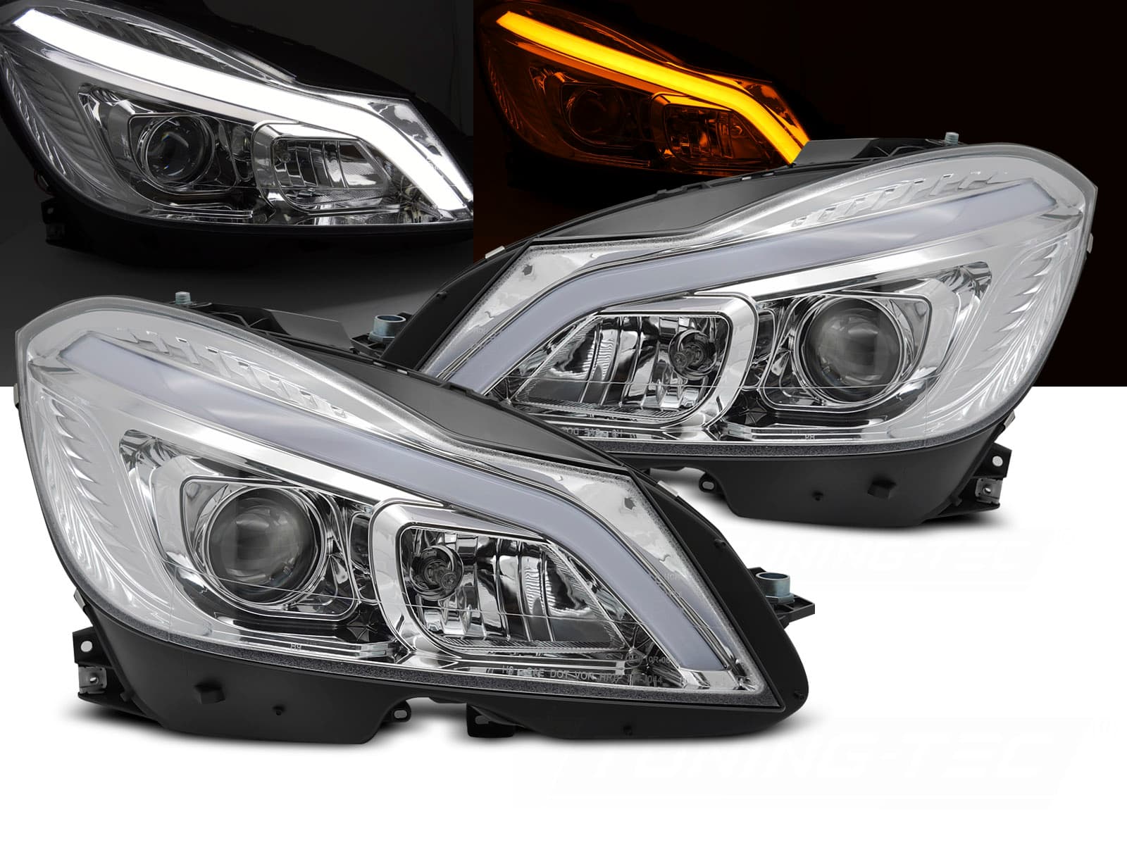 MERCEDES C-KLASSE FACELIFT - LED TAGFAHRLICHT SCHEINWERFER