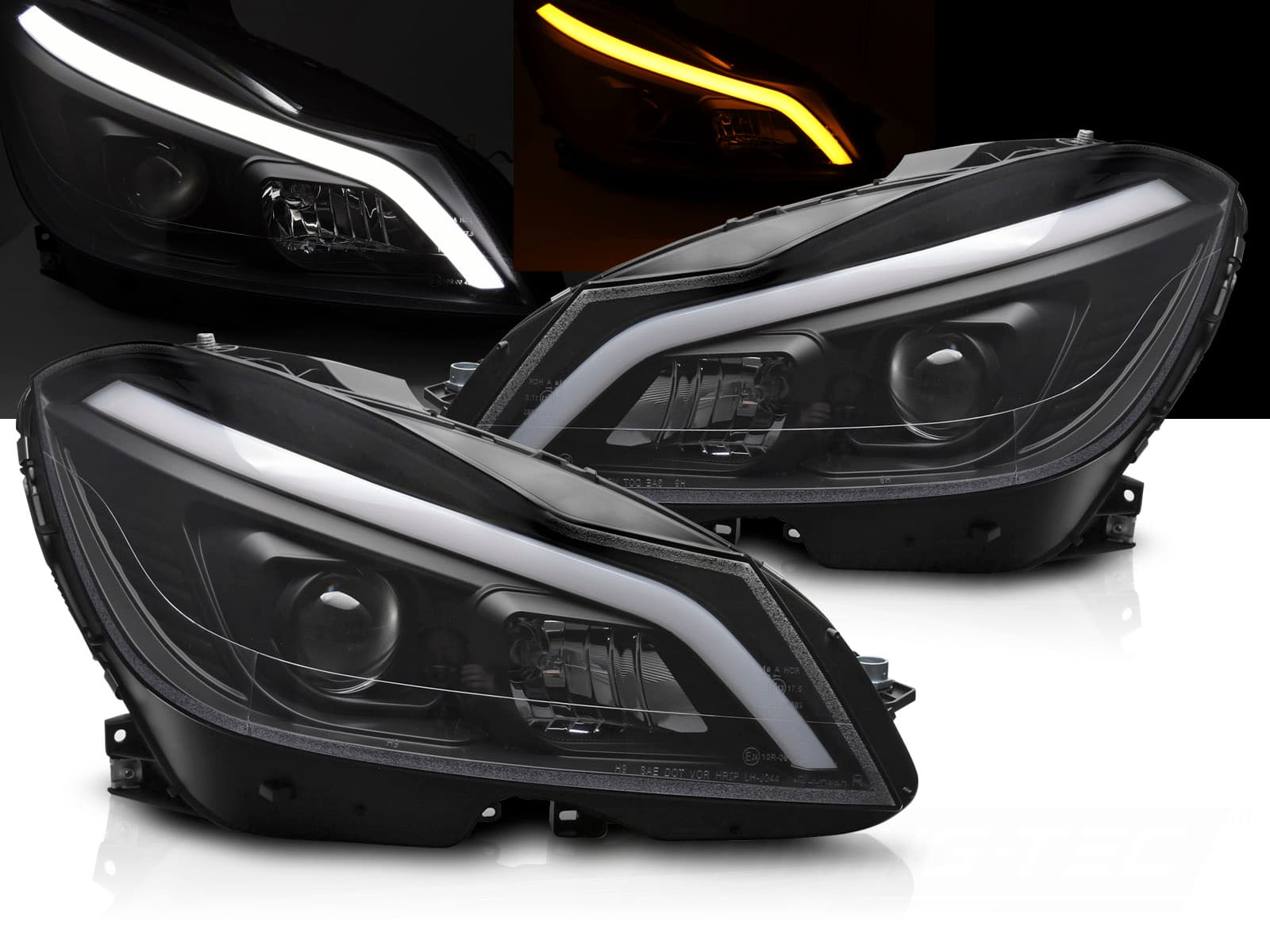 MERCEDES C-KLASSE FACELIFT - LED TAGFAHRLICHT SCHEINWERFER