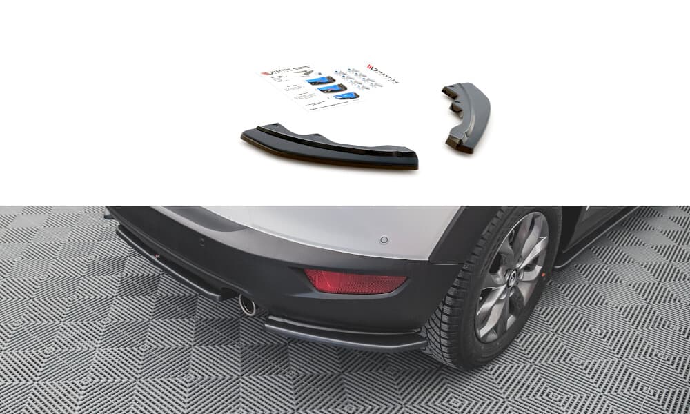 MAZDA CX-3 - MAXTON DESIGN SIDE DIFFUSOR FLAPS HECKANSATZ