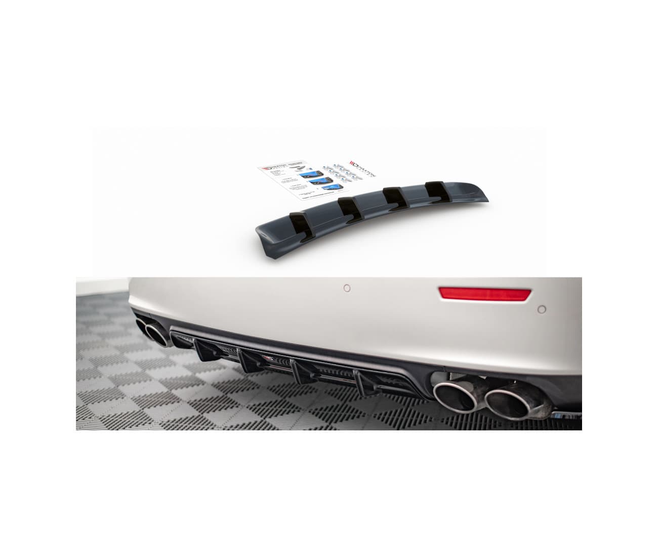 MASERATI GHIBLI - MAXTON DESIGN HECK DIFFUSOR ANSATZ