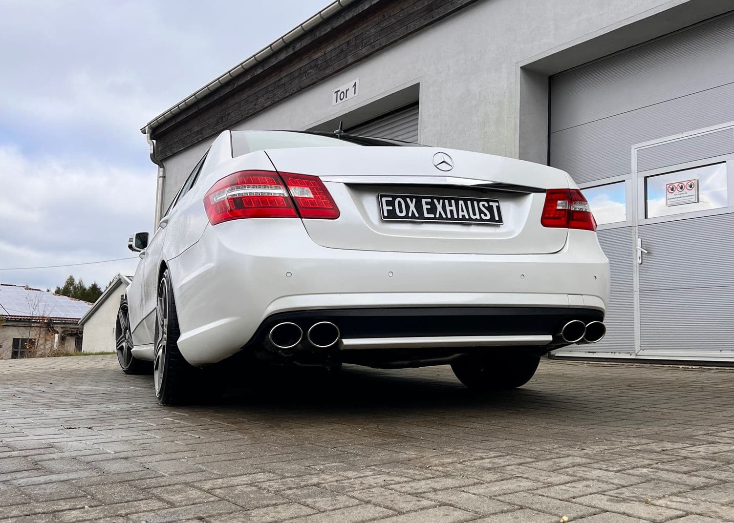 MERCEDES E-KLASSE - FOX DUPLEX SPORTAUSPUFF
