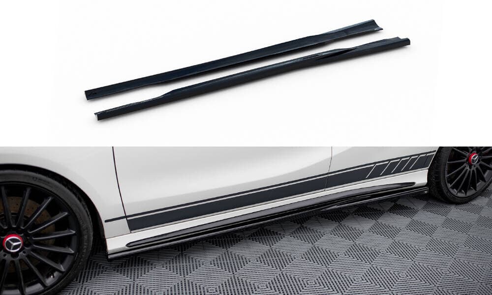 MERCEDES A45 AMG - MAXTON DESIGN SEITENSCHWELLER CUP LEISTEN ANSATZ – Maxton Design