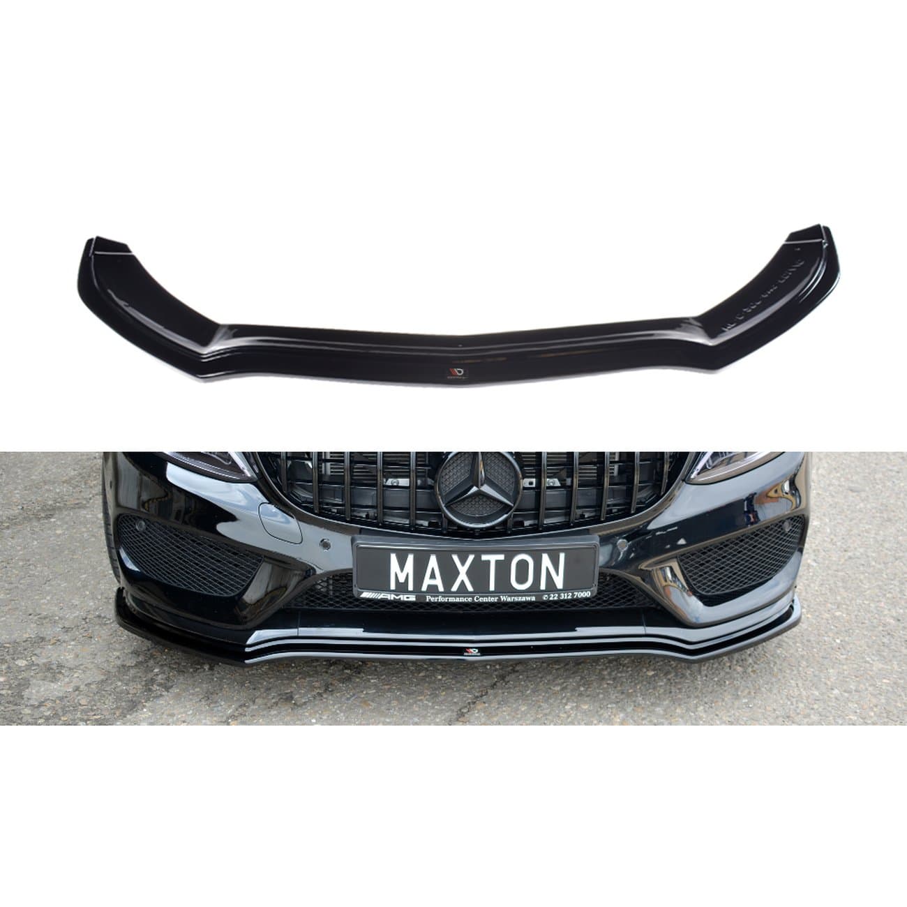 MERCEDES C-KLASSE AMG-LINE - MAXTON DESIGN FRONTLIPPE SPOILER (DTC) – Maxton Design