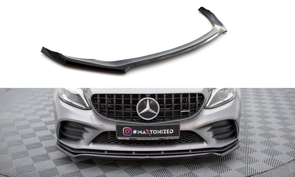 MERCEDES C-KLASSE C43 AMG - MAXTON DESIGN FRONTLIPPE SPOILER – Maxton Design