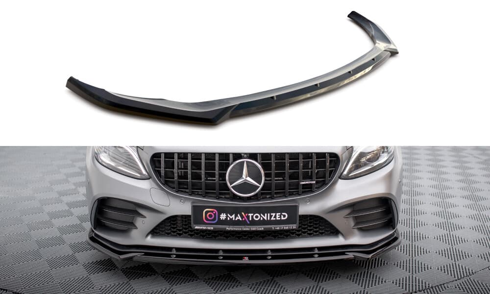 MERCEDES C-KLASSE C43 AMG - MAXTON DESIGN FRONTLIPPE SPOILER V.2 (DTC) – Maxton Design
