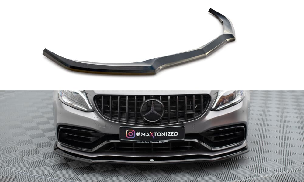 MERCEDES C63 AMG - MAXTON DESIGN FRONTLIPPE SPOILER – Maxton Design