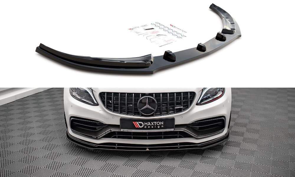 MERCEDES C63 AMG - MAXTON DESIGN FRONTLIPPE SPOILER V.1 – Maxton Design