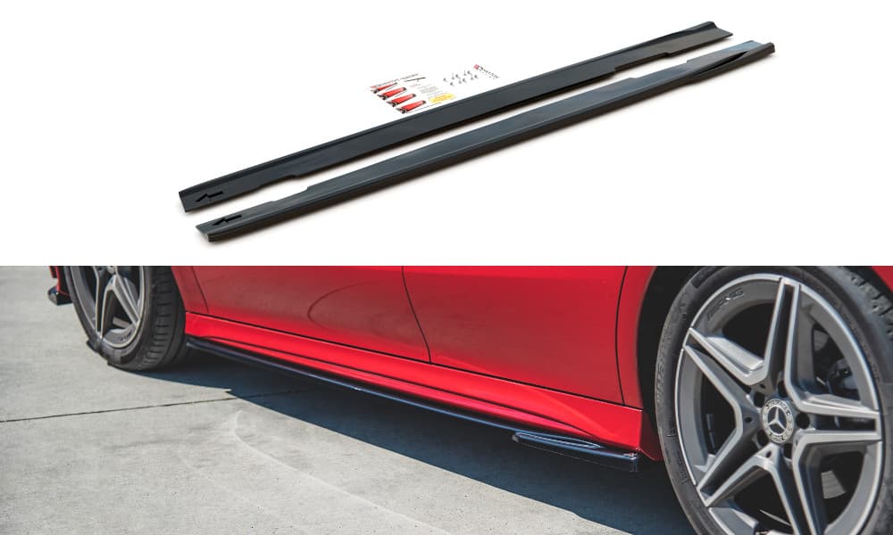 MERCEDES CLA AMG LINE - MAXTON DESIGN SEITENSCHWELLER ANSATZ CUP LEISTEN