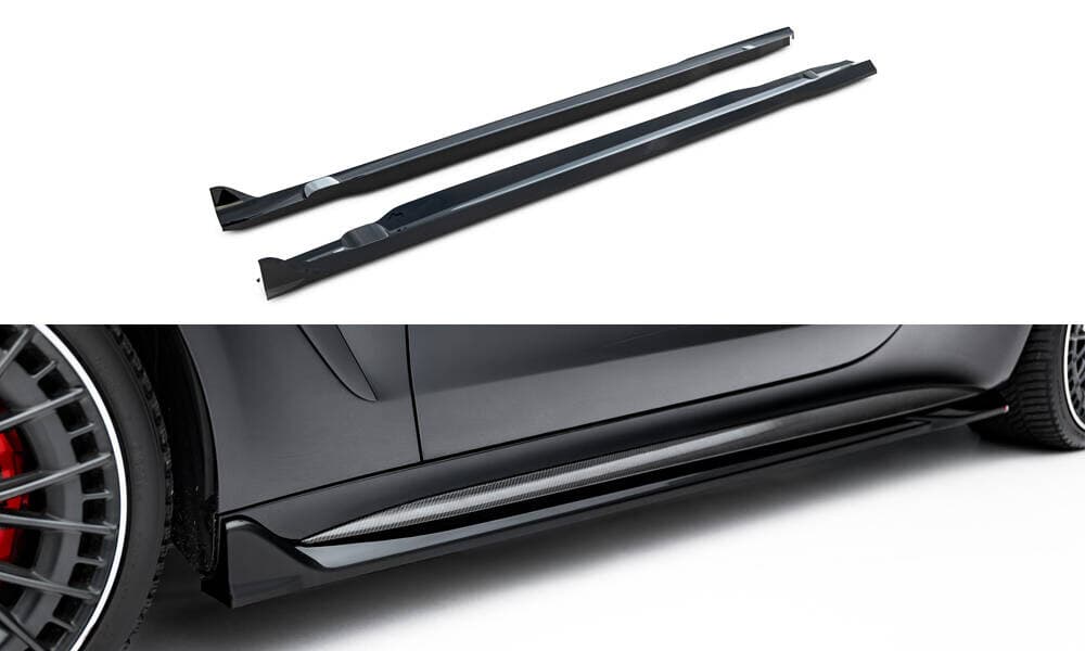 MERCEDES CLE 53 AMG - MAXTON DESIGN SEITENSCHWELLER ANSATZ CUP LEISTEN – Maxton Design