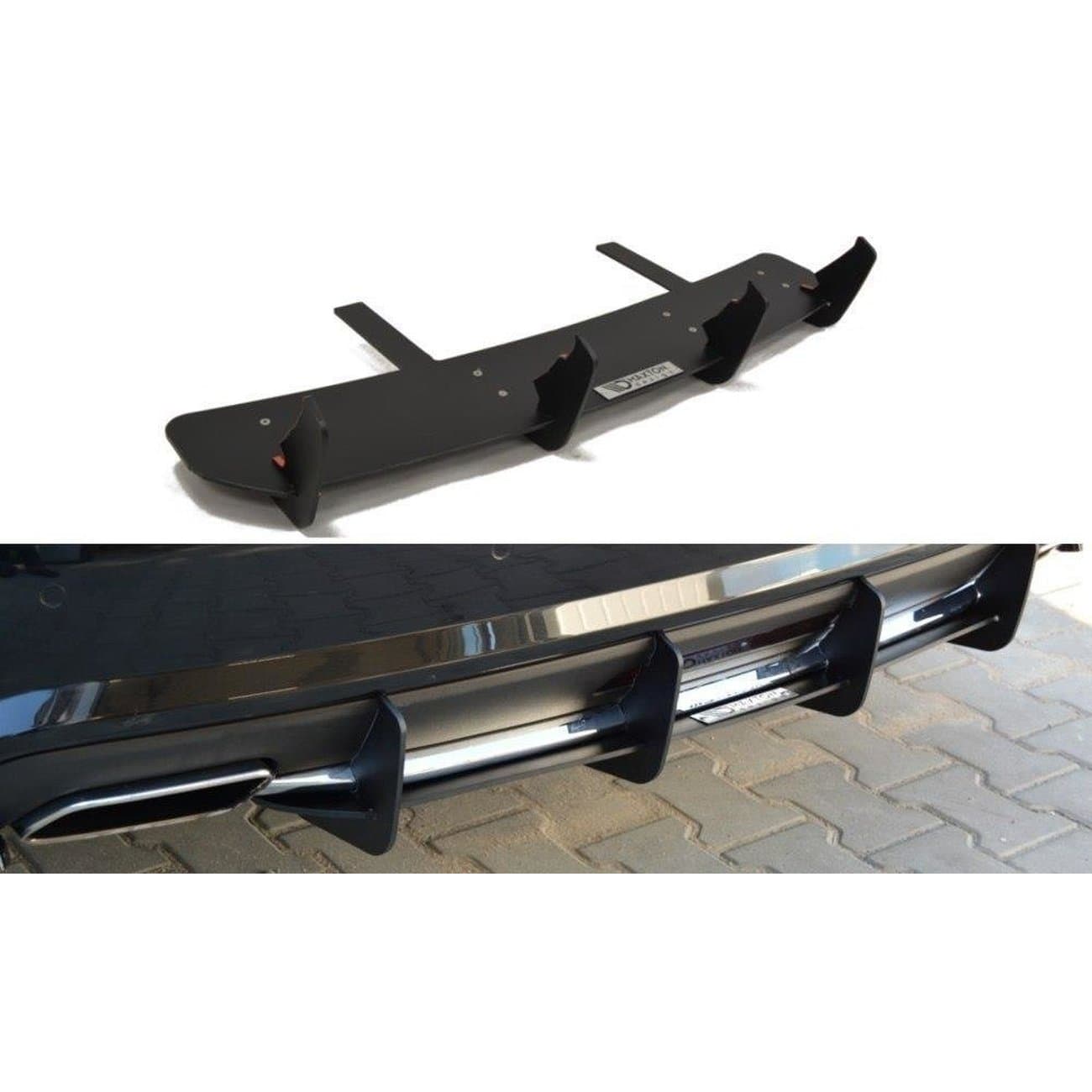 MERCEDES CLS - MAXTON DESIGN HECK DIFFUSOR ANSATZ