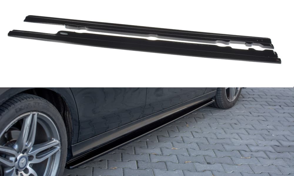 MERCEDES E43 AMG - MAXTON DESIGN SEITENSCHWELLER ANSATZ CUP LEISTEN – Maxton Design