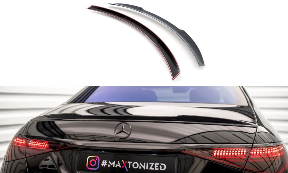 MERCEDES S-KLASSE - MAXTON DESIGN KOFFERRAUM HECKLIPPE SPOILER – Maxton Design