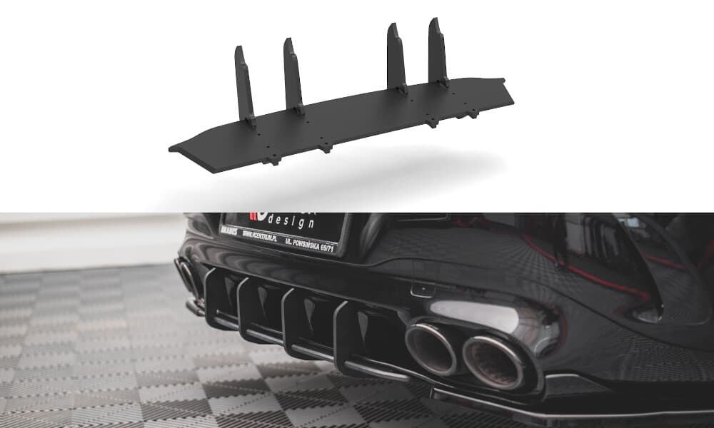 MERCEDES CLA 35 AMG - MAXTON DESIGN STREET PRO HECK DIFFUSOR ANSATZ – Maxton Design