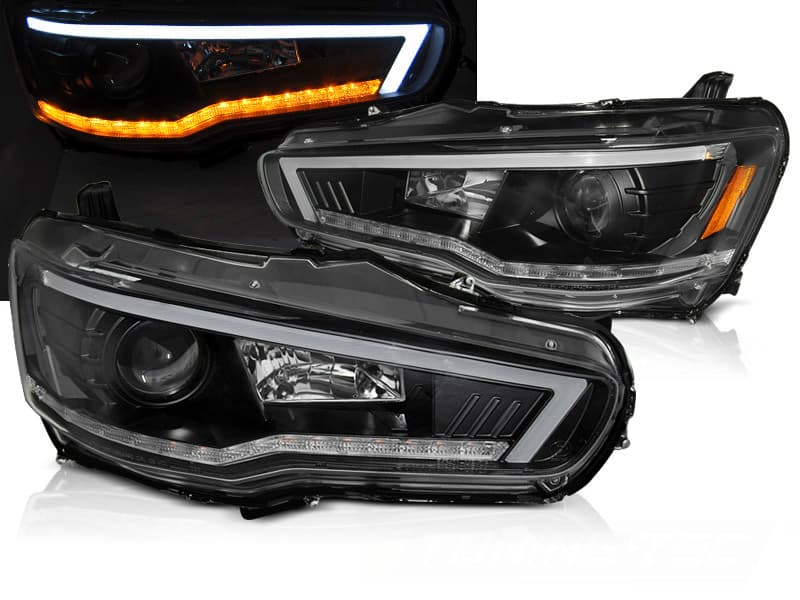 MITSUBISHI LANCER EVO X - LED LIGHTBAR SCHEINWERFER (DYNAMIC)